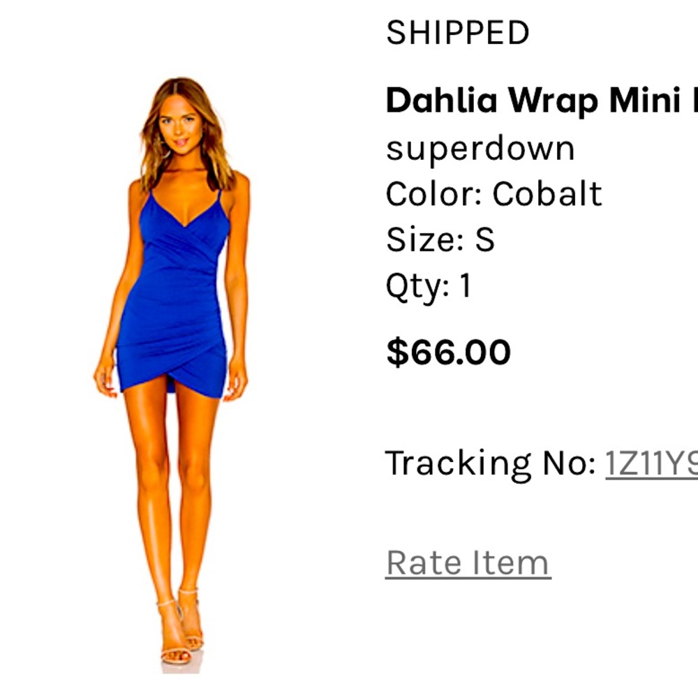 Mini Wrap Dress NWOT